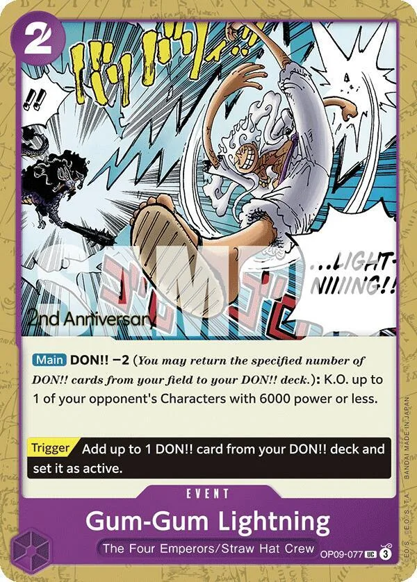 Gum-Gum Lightning Promos: Emperors in the New World card