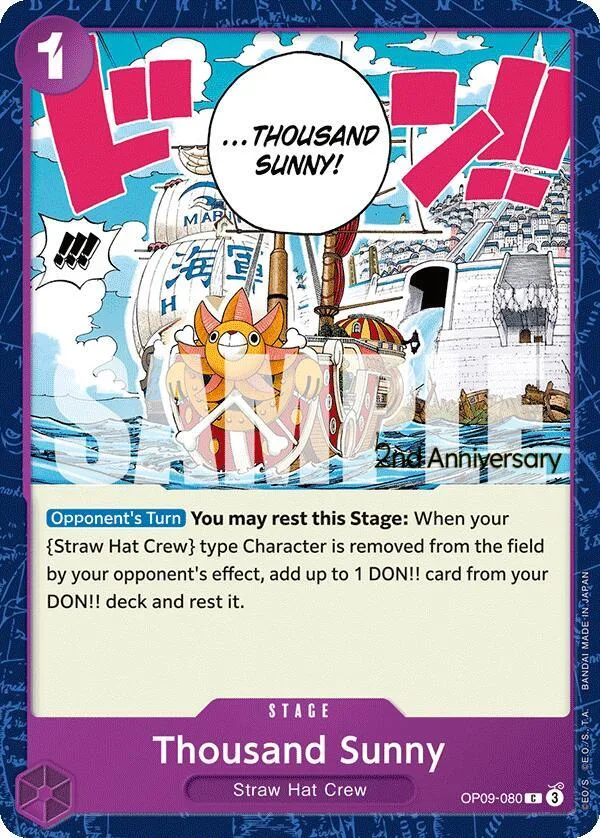 Thousand Sunny Promos: Emperors in the New World card