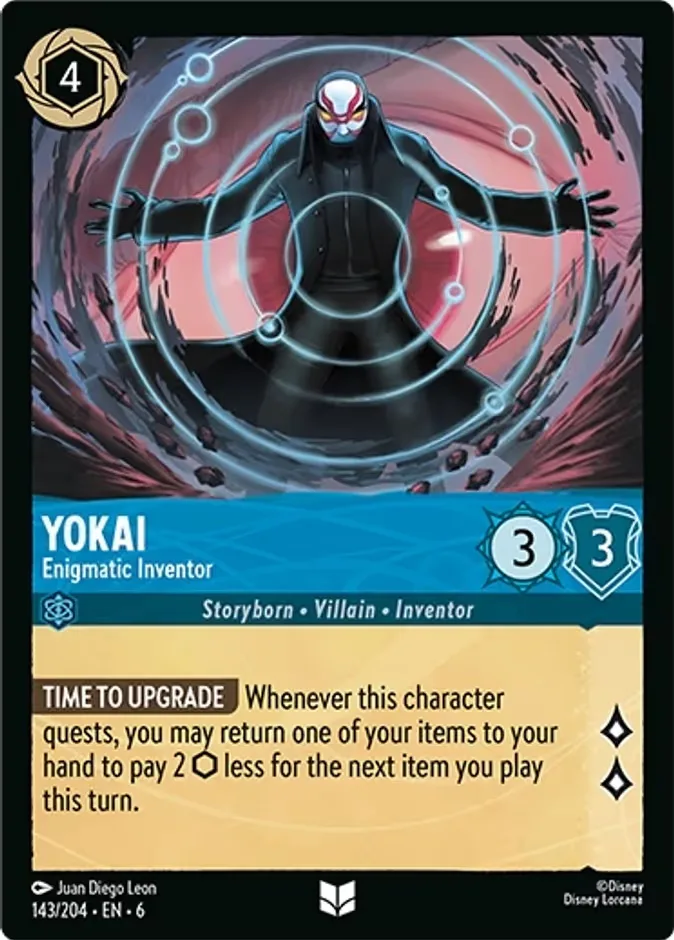 Yokai #143 Azurite Sea Disney Lorcana card