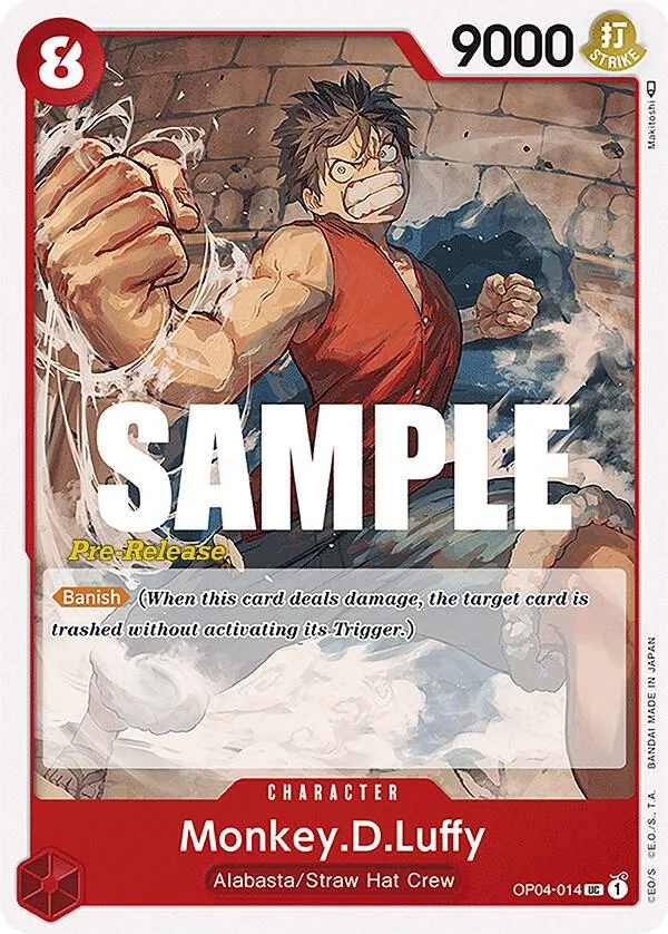 Monkey.D.Luffy Promos: Kingdoms of Intrigue card