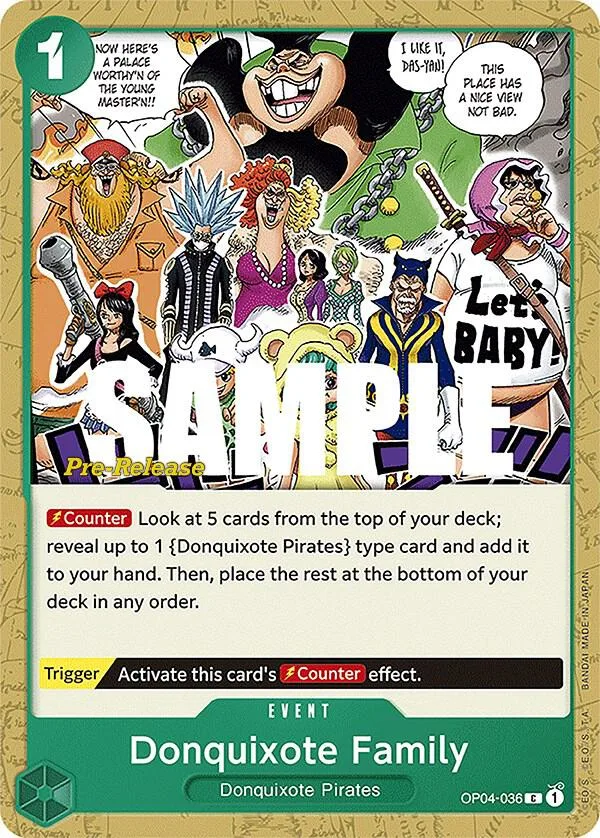 Donquixote Family Promos: Kingdoms of Intrigue card