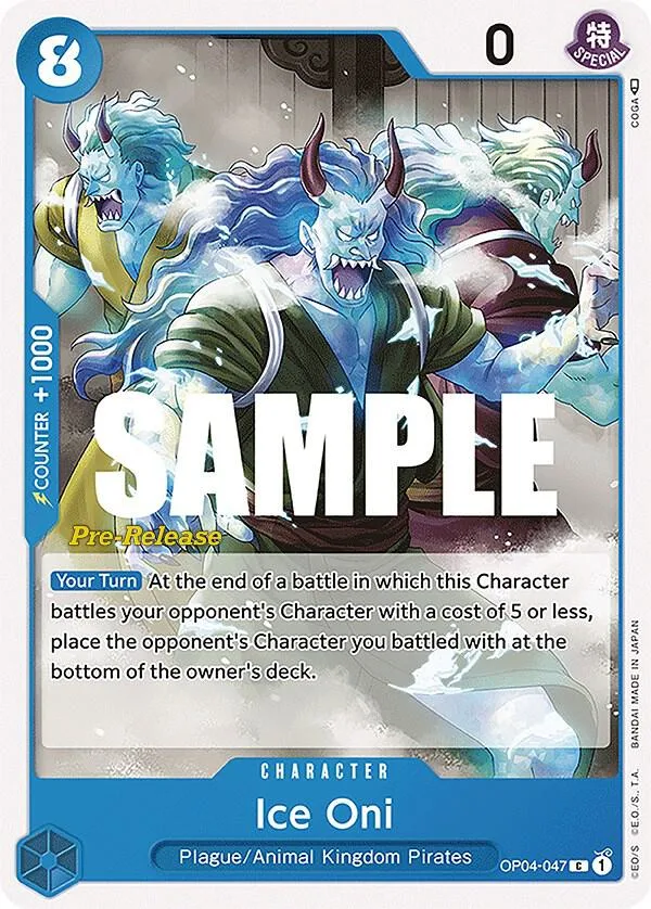 Ice Oni Promos: Kingdoms of Intrigue card