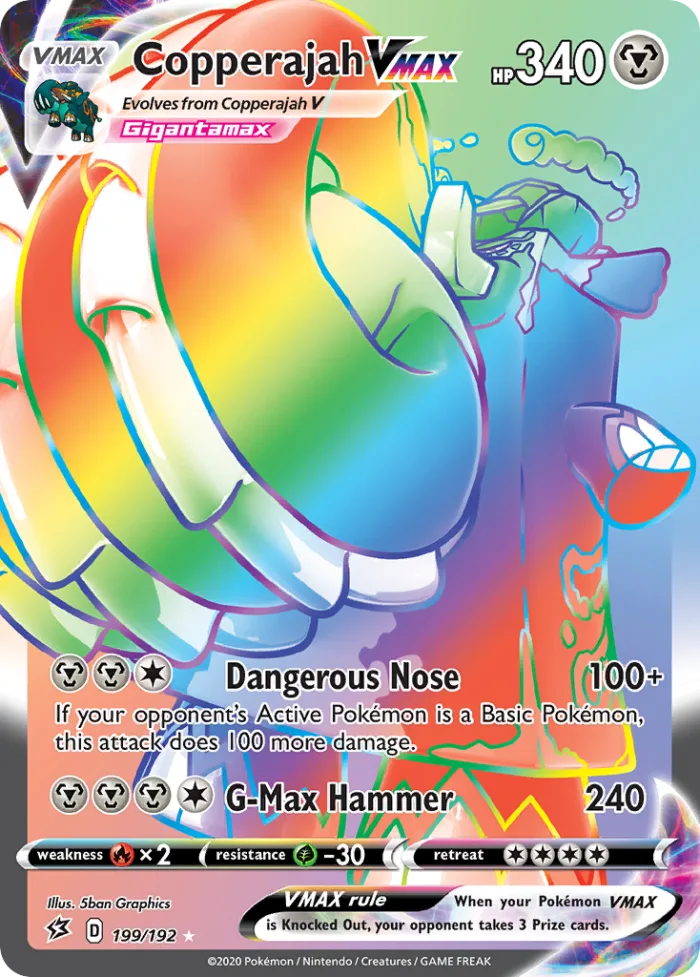 Copperajah VMAX #199 Rebel Clash Pokemon card