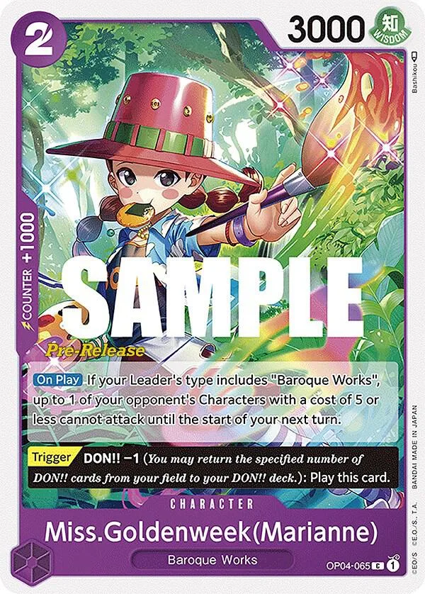 Miss.Goldenweek(Marianne) Promos: Kingdoms of Intrigue card