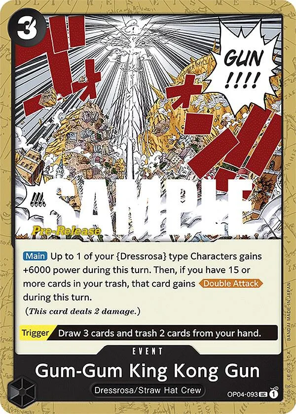 Gum-Gum King Kong Gun Promos: Kingdoms of Intrigue card