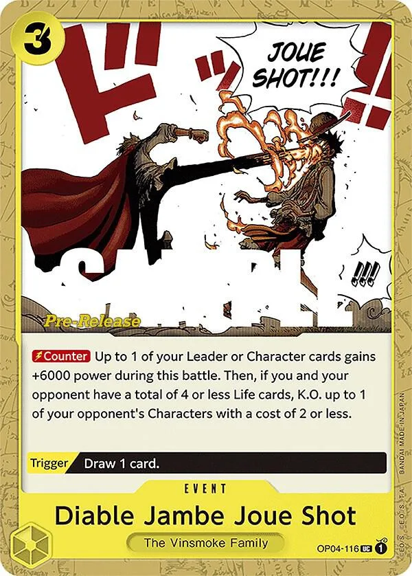 Diable Jambe Joue Shot Promos: Kingdoms of Intrigue card