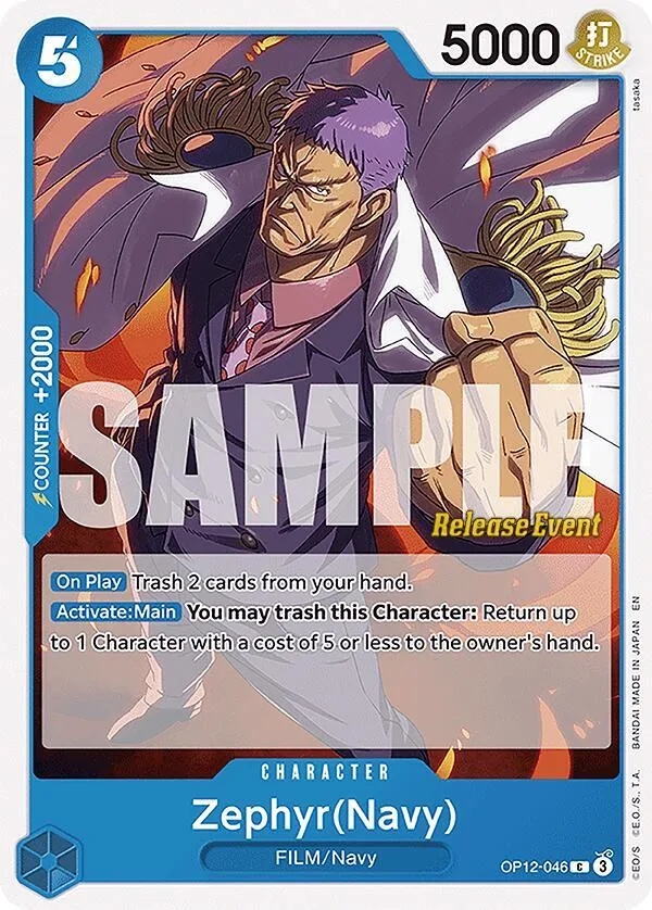 Zephyr(Navy) Promos: Legacy of the Master card