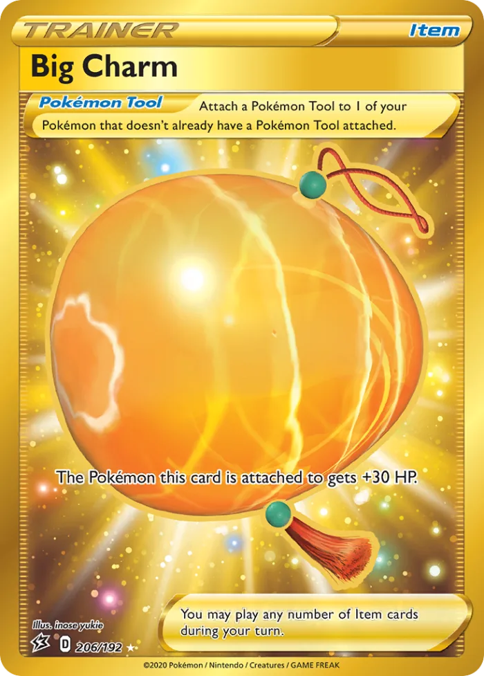 Big Charm #206 Rebel Clash Pokemon card