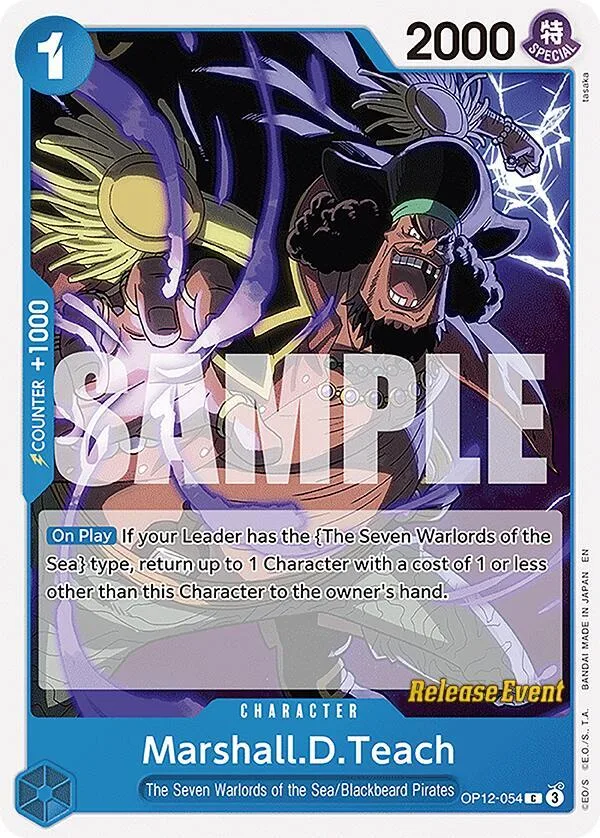 Marshall.D.Teach Promos: Legacy of the Master card