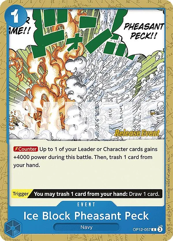 Ice Block Pheasant Peck Promos: Legacy of the Master card