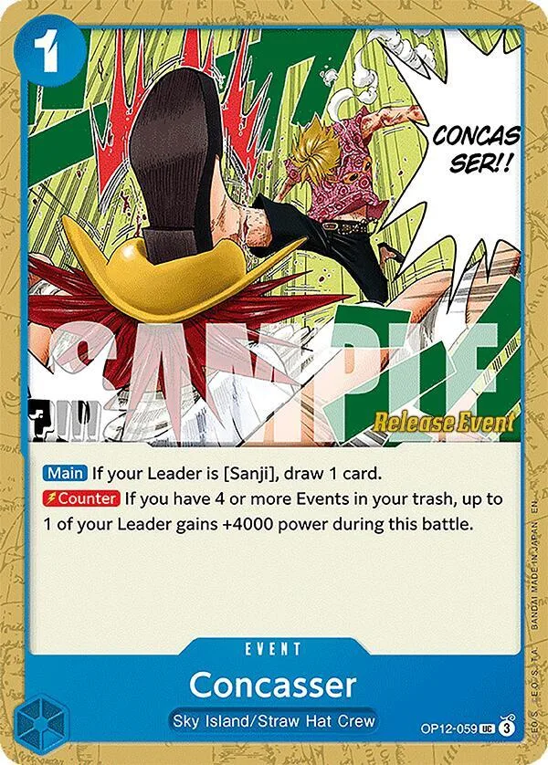 Concasser Promos: Legacy of the Master card
