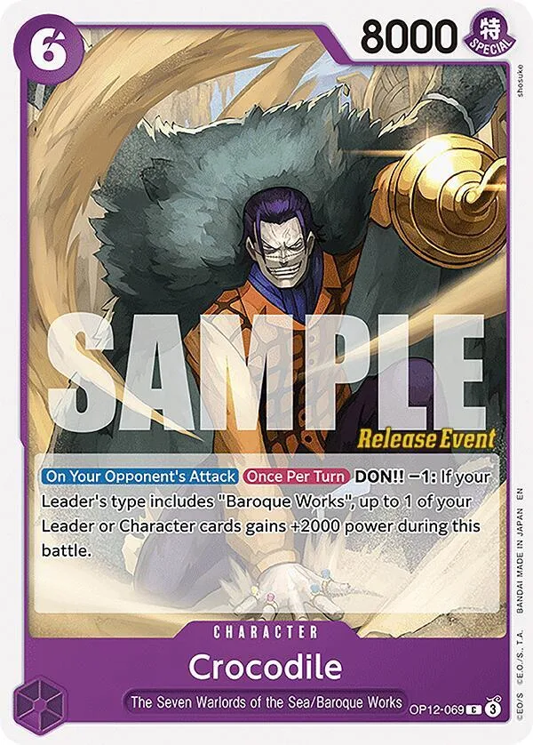 Crocodile Promos: Legacy of the Master card