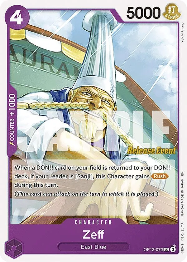 Zeff Promos: Legacy of the Master card
