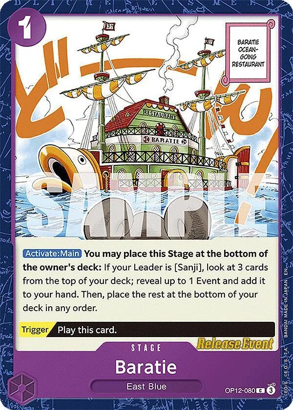 Baratie Promos: Legacy of the Master card