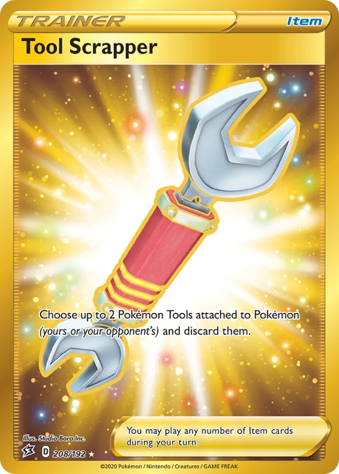 Tool Scrapper #208 Rebel Clash Pokemon card