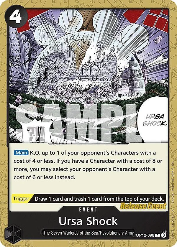 Ursa Shock Promos: Legacy of the Master card