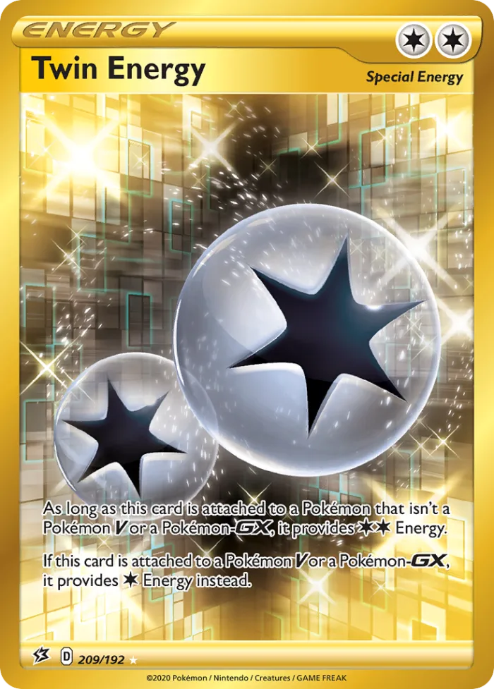 Twin Energy #209 Rebel Clash Pokemon card