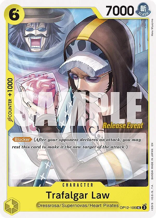 Trafalgar Law Promos: Legacy of the Master card