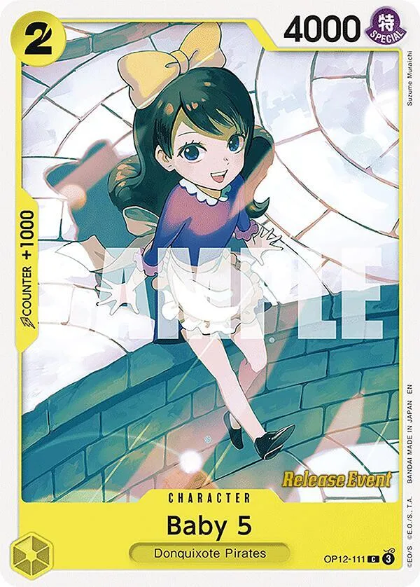 Baby 5 Promos: Legacy of the Master card