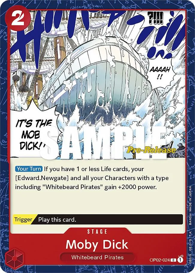 Moby Dick Promos: Paramount War card