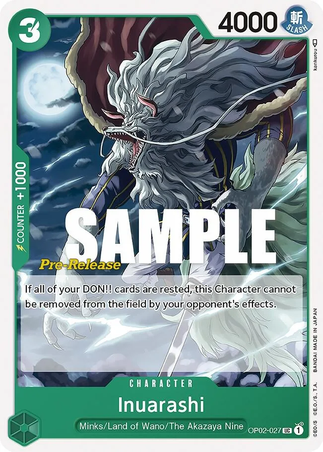 Inuarashi Promos: Paramount War card