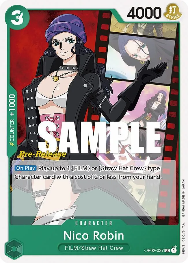 Nico Robin Promos: Paramount War card