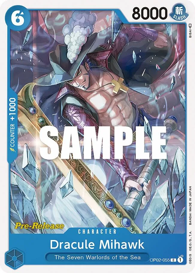 Dracule Mihawk Promos: Paramount War card