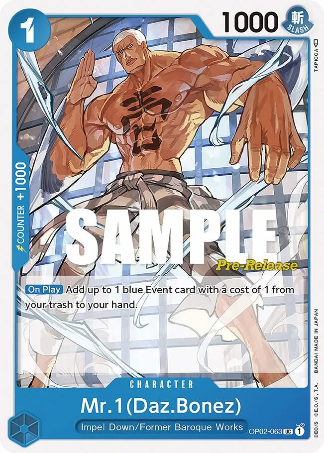 Mr.1 (Daz.Bonez) Promos: Paramount War card