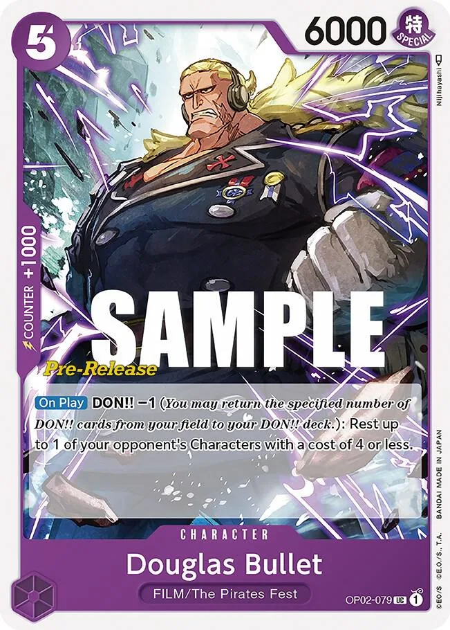 Douglas Bullet Promos: Paramount War card