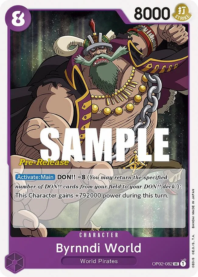 Byrnndi World Promos: Paramount War card