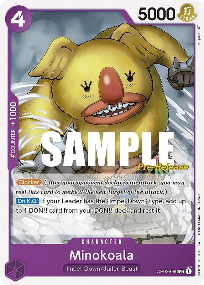 Minokoala Promos: Paramount War card