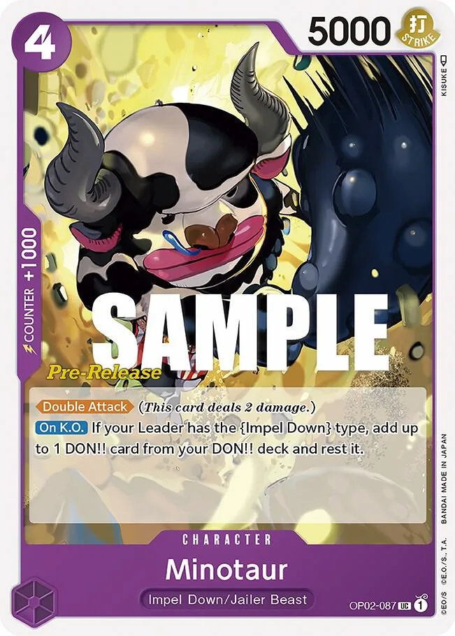 Minotaur Promos: Paramount War card