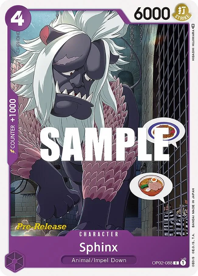 Sphinx Promos: Paramount War card