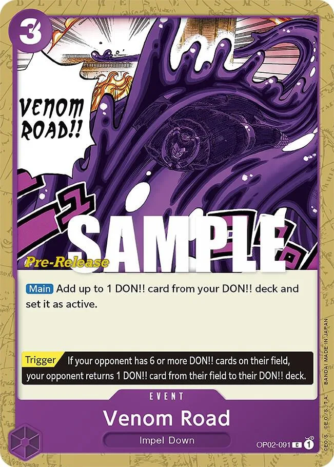 Venom Road Promos: Paramount War card