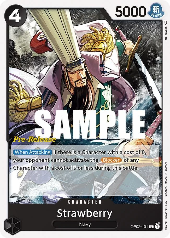 Strawberry Promos: Paramount War card