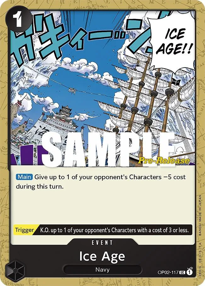 Ice Age Promos: Paramount War card