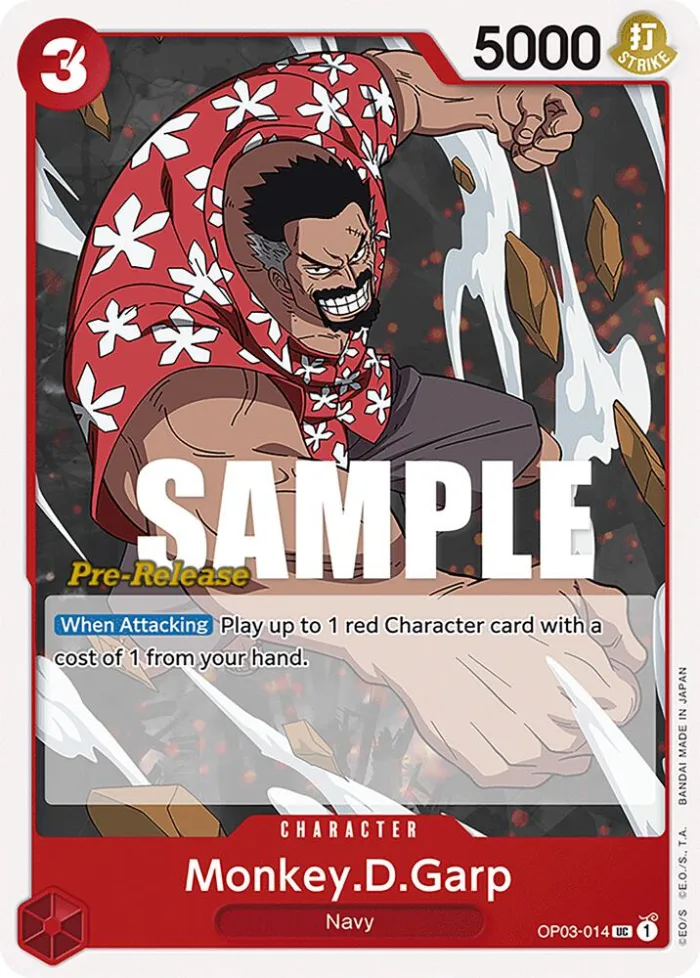 Monkey.D.Garp Promos: Pillars of Strength card