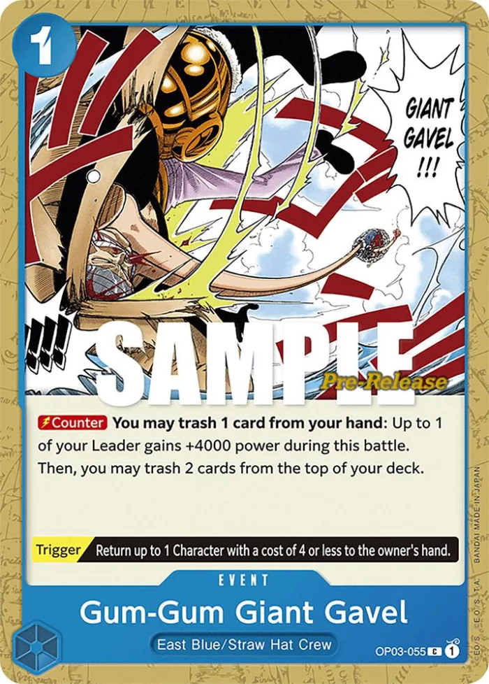 Gum-Gum Giant Gavel Promos: Pillars of Strength card