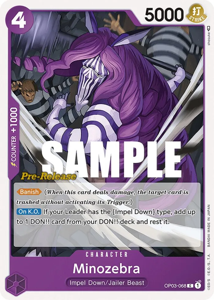 Minozebra Promos: Pillars of Strength card