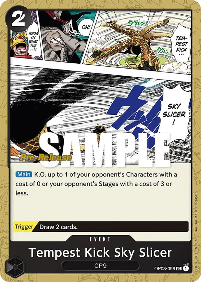 Tempest Kick Sky Slicer Promos: Pillars of Strength card