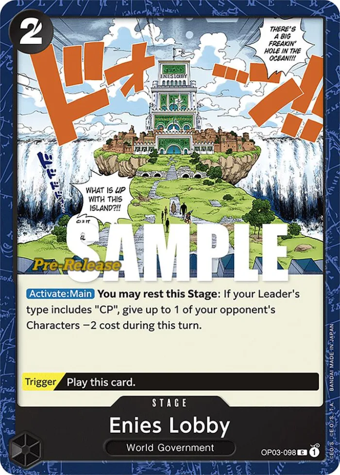 Enies Lobby Promos: Pillars of Strength card