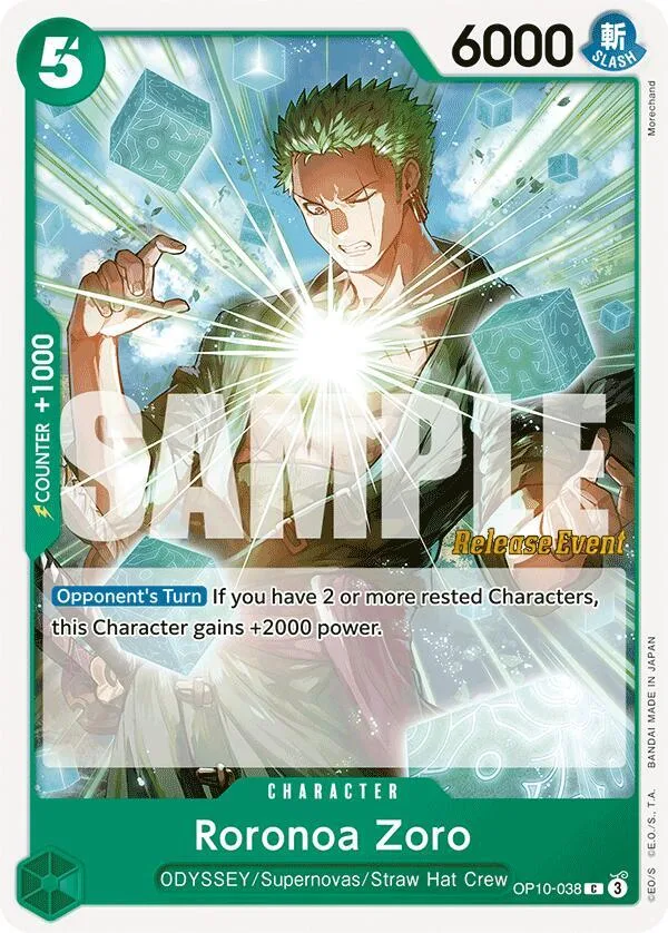 Roronoa Zoro Promos: Royal Blood card
