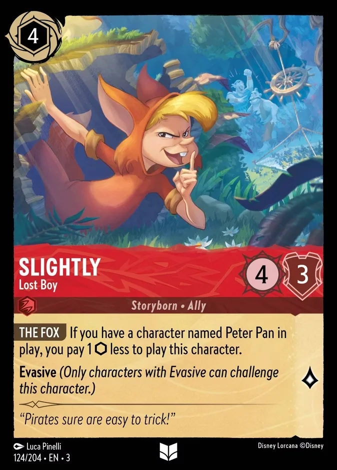 Slightly #124 Into the Inklands Disney Lorcana card