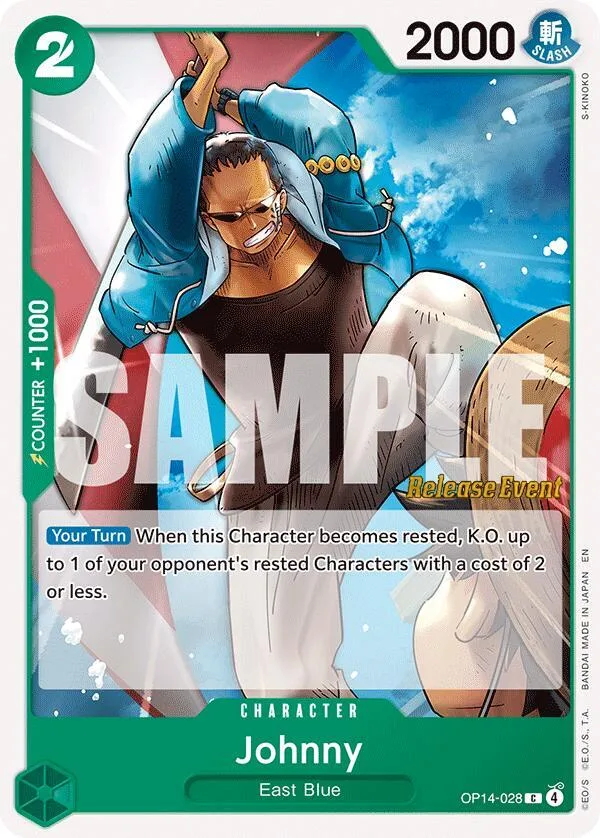 Johnny Promos: The Azure Sea's Seven card