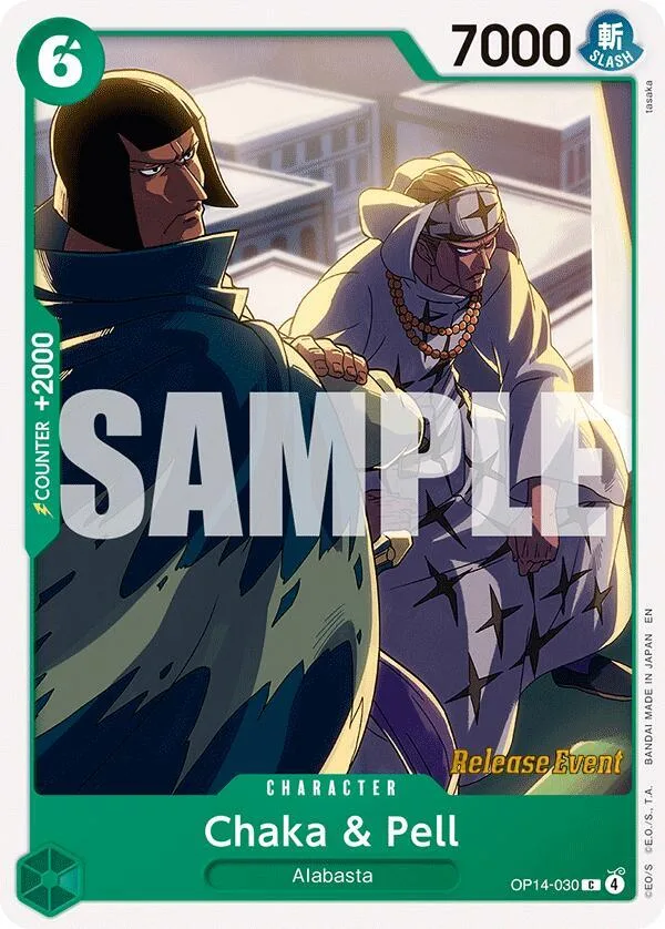Chaka & Pell Promos: The Azure Sea's Seven card