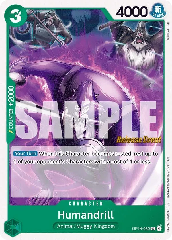 Humandrill Promos: The Azure Sea's Seven card