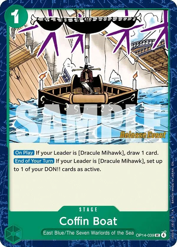 Coffin Boat Promos: The Azure Sea's Seven card
