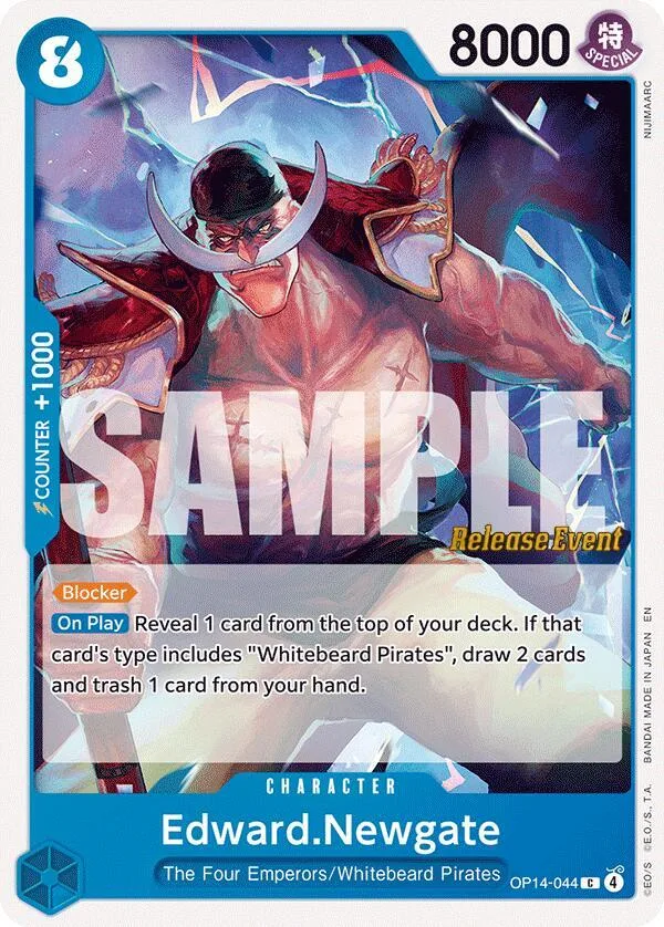 Edward.Newgate Promos: The Azure Sea's Seven card