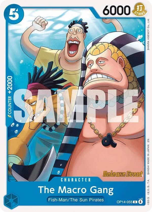 The Macro Gang Promos: The Azure Sea's Seven card