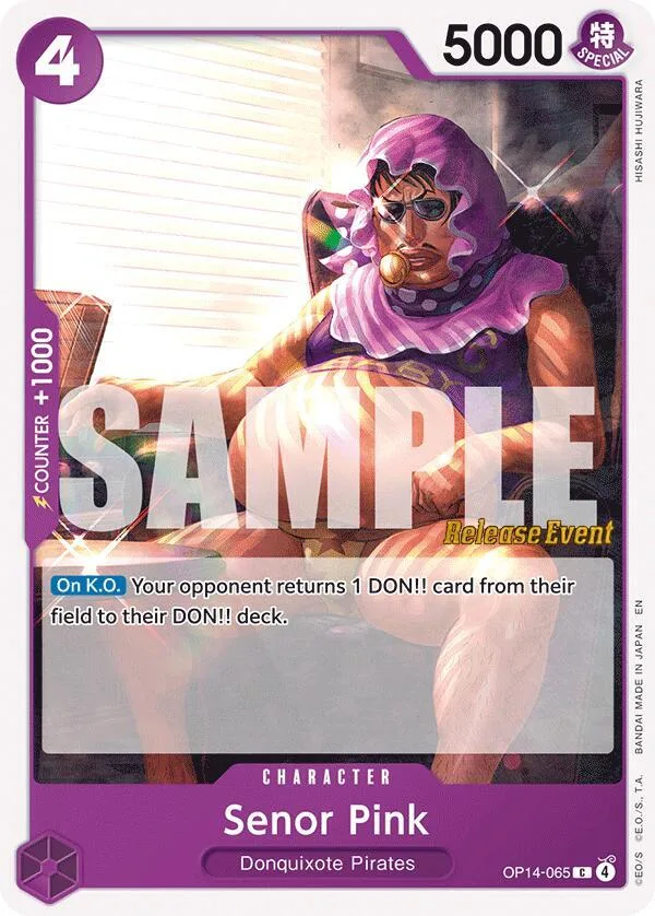 Senor Pink Promos: The Azure Sea's Seven card